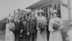 1934 wedding reception
